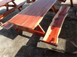 Cedar Picnic Table