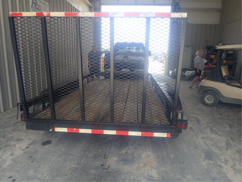 2010 Stallion Trailer with Toolbox/Fold Down Ramp