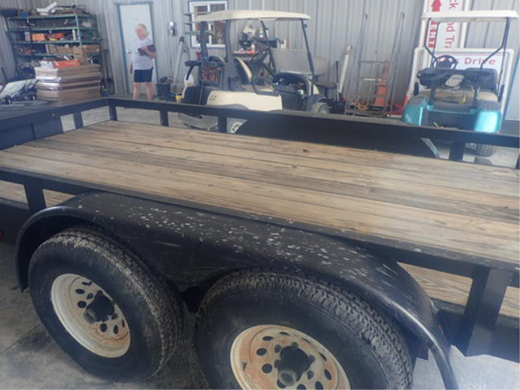 2010 Stallion Trailer with Toolbox/Fold Down Ramp