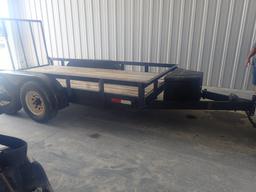 2010 Stallion Trailer with Toolbox/Fold Down Ramp