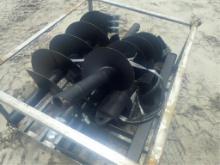 JCT Skid Steer Hydraulic Auger Drive & Bits