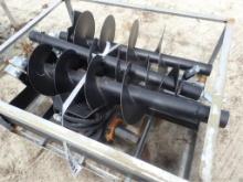 JCT Skid Steer Hydraulic Auger Drive & Bits