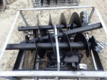 JCT Skid Steer Hydraulic Auger Drive & Bits