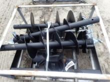 JCT Skid Steer Hydraulic Auger Drive & Bits