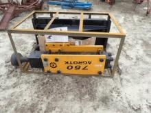 AGT Skid Steer Breaker - Top Type - PD750-PZ