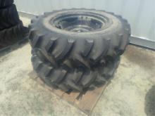 2- 12.4/24 Tires & Rims