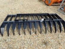 LandHonor Skid Steer 72" Root Rake