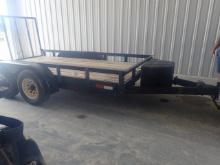2010 Stallion Trailer with Toolbox/Fold Down Ramp
