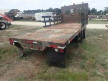 20ft  Flat Bed - No Title