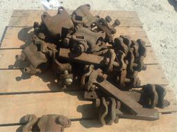(10) JD Cultivator Mounting Clamps