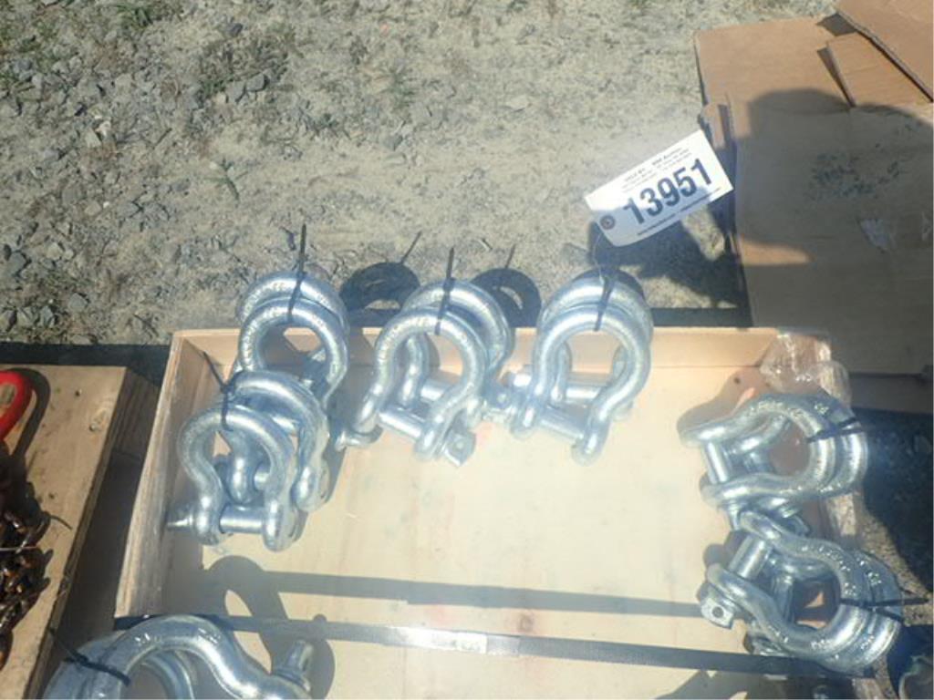 (2) 1" Bow Shackles Load Limit 8.5T