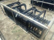 JCT 84" Skid Steer Rock Grapple Bucket
