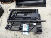 Mower King Adjustable Skid Steer Forks