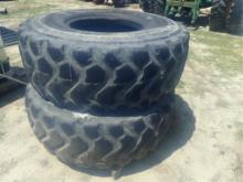 2- Michelin Loader Tires 205R25