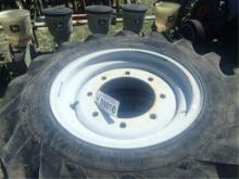 (2) 10.5x80-18 & (2) 14.9x24 Tires and Rims