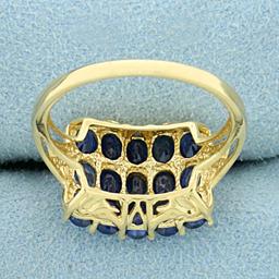Natural 3ct Tw Sapphire Ring In 14k Yellow Gold