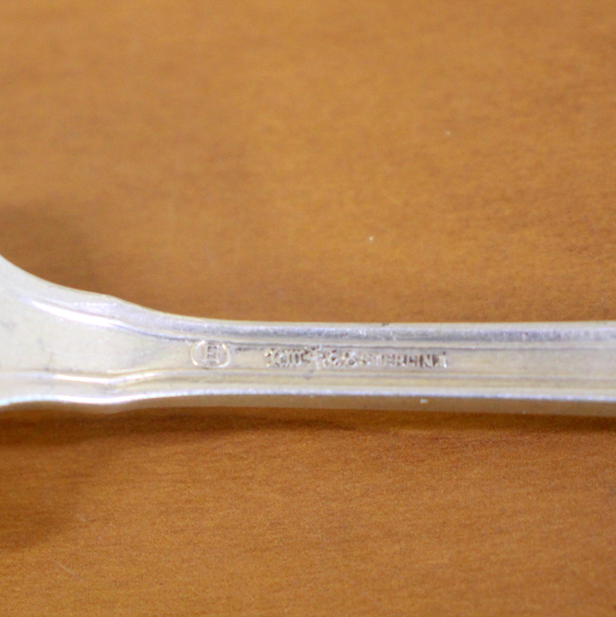 Wallace Washington Five Piece Sterling Silver Flatware Set