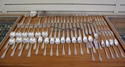 80 Piece Vintage Kirk Stieff Corsage Sterling Silver Flatware Set