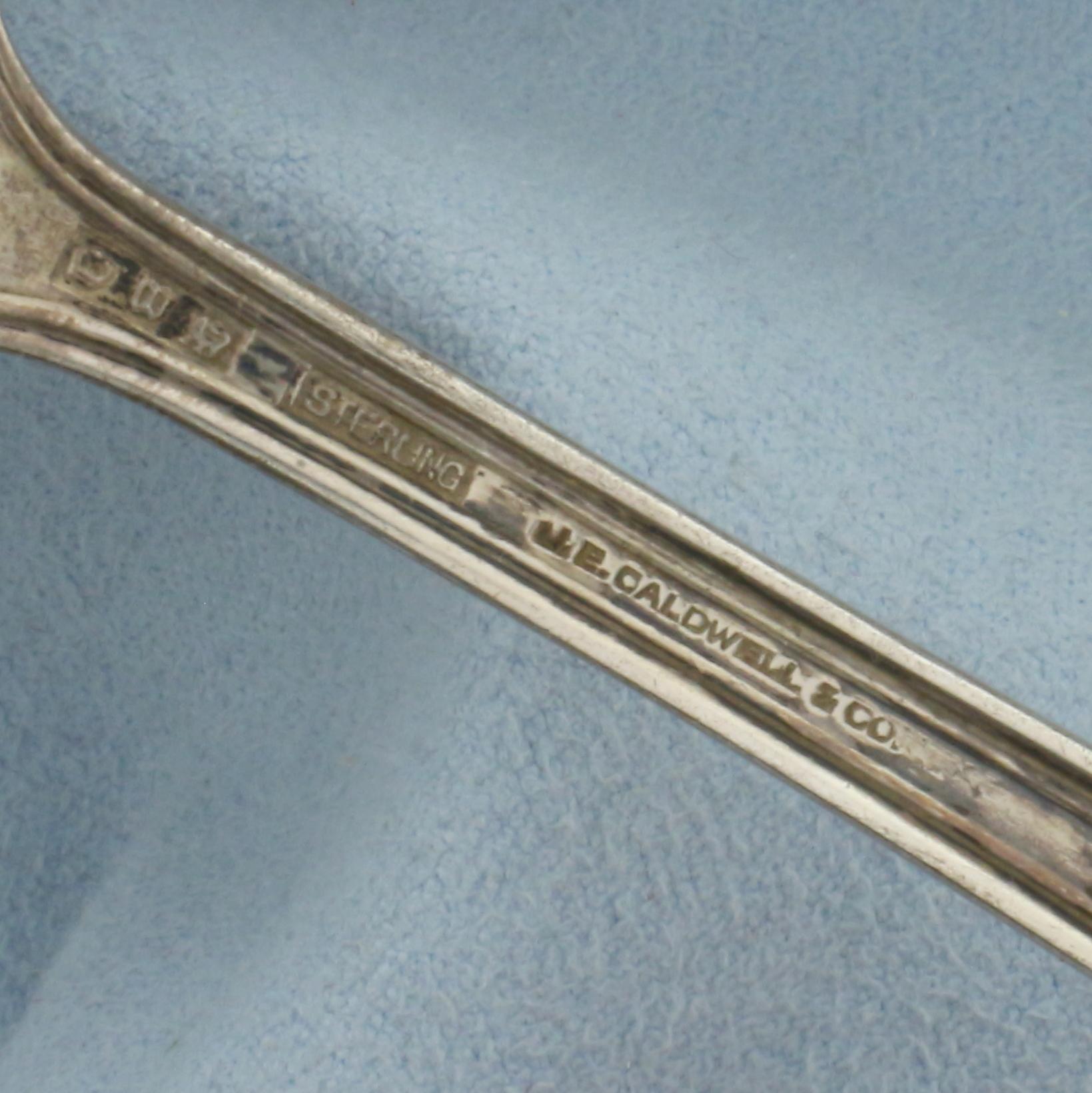 Set Of Two Watson Sterling Silver Serving Spoons