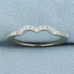 Two Diamond Stacking Rings In 14k White Gold