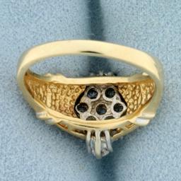 Vintage 1ct Tw Diamond Wedding Ring In 14k Yellow Gold