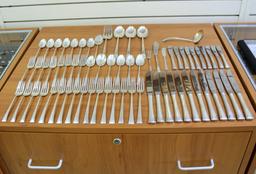 International Serenity Sixty Eight Piece Sterling Silver Flatware Set