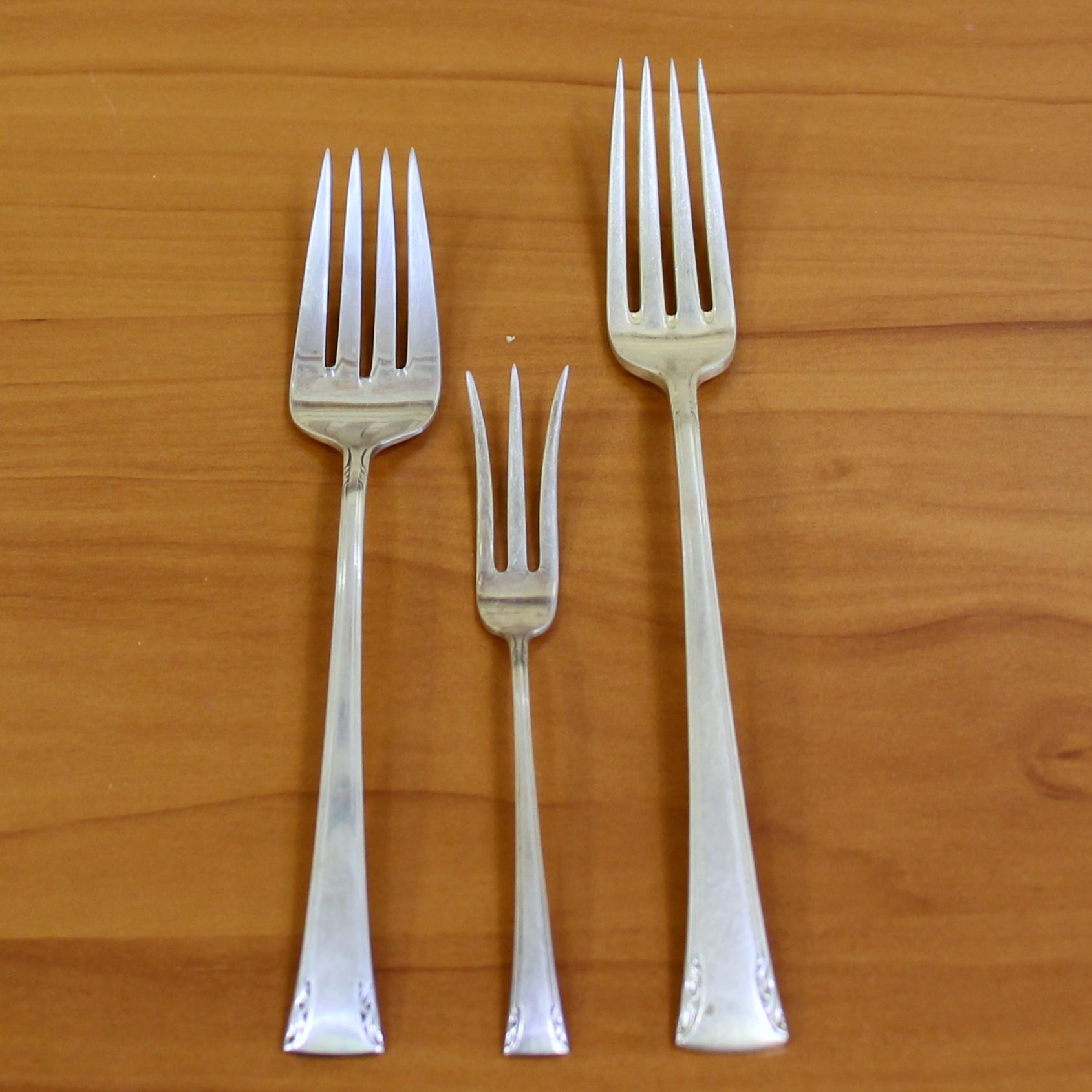 International Serenity Sixty Eight Piece Sterling Silver Flatware Set