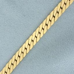 30 Inch Heavy C Link Chain Necklace In 14k Yellow Gold