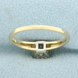 Antique Solitaire Old European Cut Diamond Engagement Ring In 14k Yellow Gold