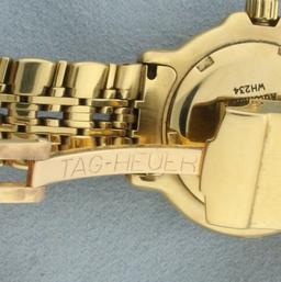 Womans Tag Heuer 6000 Series Solid 18k Gold Automatic Watch Wh 234