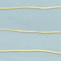 30 Inch Italian C Link Chain Necklace In 14k Yellow Gold