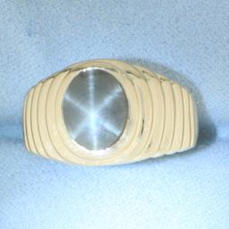 Star Sapphire Ring In 14k Yellow Gold