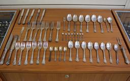 Gorham Chantilly Sterling Silver Flatware Set Of 51