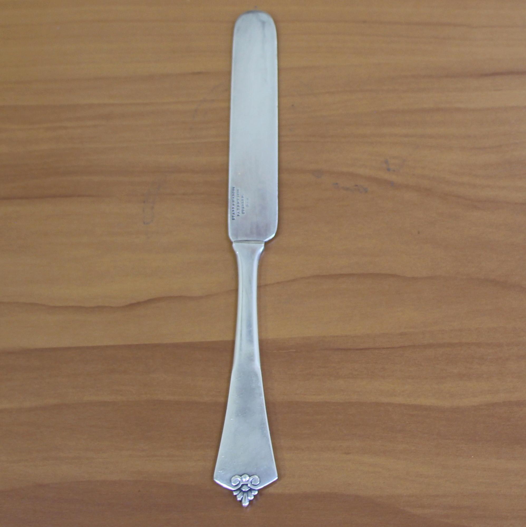 Gorham "fleur De Lis" Starr And Marcus Solid Sterling Silver Knife