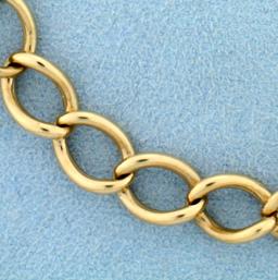 Twisted Curb Link Bracelet In 14k Yellow Gold