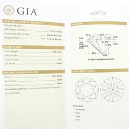 1.8ct Gia Certified Round Brilliant Daimond