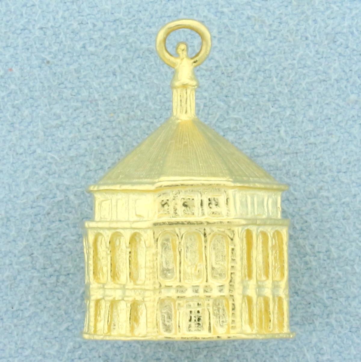 Florence Baptistery Pendant In 18k Yellow Gold