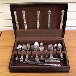 Gorham Chantilly Sterling Silver Flatware Set Of 51