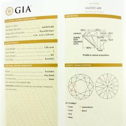 2ct Gia Certified Diamond Stud Earrings In Platinum Settings