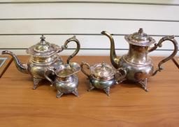 Antique Esquire Sterling Silver Coffee/tea 4 Piece Service