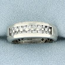 3/4ct Tw Diamond Wedding Or Anniversary Band Ring In 14k Yellow Gold