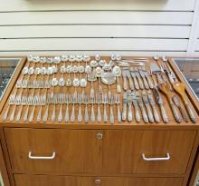 Wallace Stradivari Eighty Eight Piece Sterling Silver Flatware Set