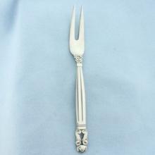 Georg Jensen Denmark "acorn" Sterling Silver Lemon Fork