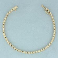 2ct Diamond Tennis Line Bracelet In 14k Yellow Gold