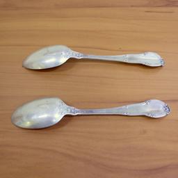Gorham "tuileries" Sterling Silver Teaspoons Set Of 2