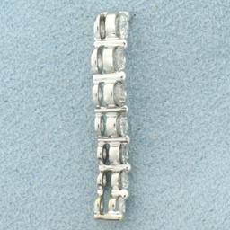 1ct Tw Journey Pendant In 14k White Gold