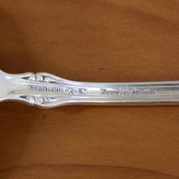 Reed And Barton "georgian Rose" Sterling Silver Salad Serving Pieces Set Of 2