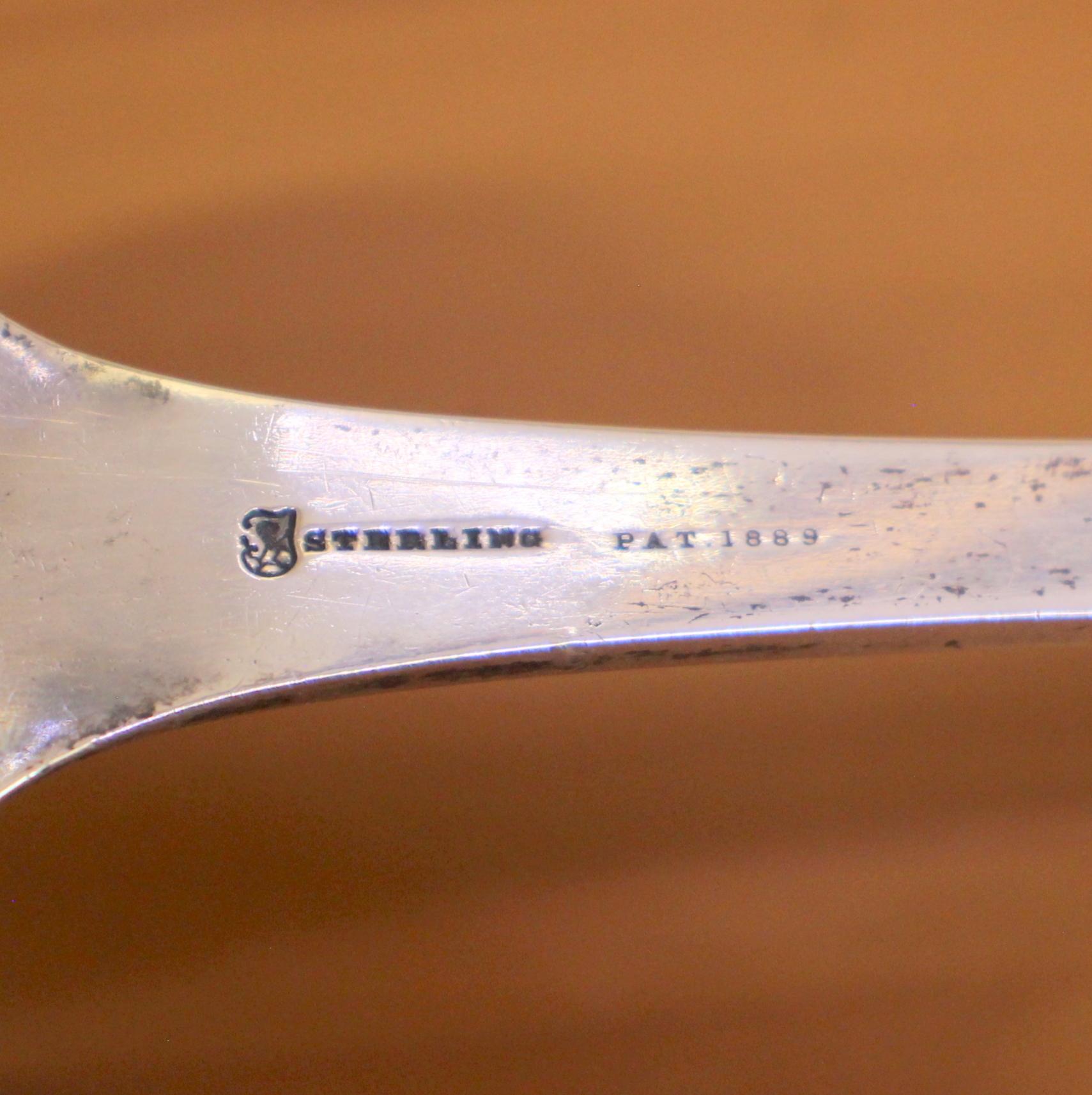 Towle "scroll" Sterling Silver Huge Soup Or Punch Ladle