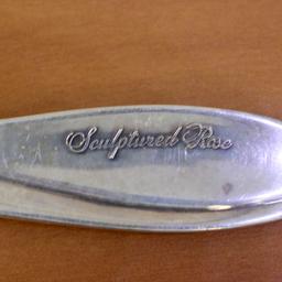 Towle "sculptured Rose" Sterling Silver Flatware Set Of 42