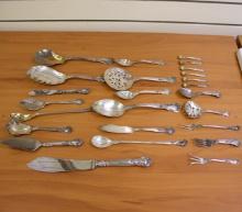 Gorham "chantilly" Sterling Silver Flatware - Set Of 25